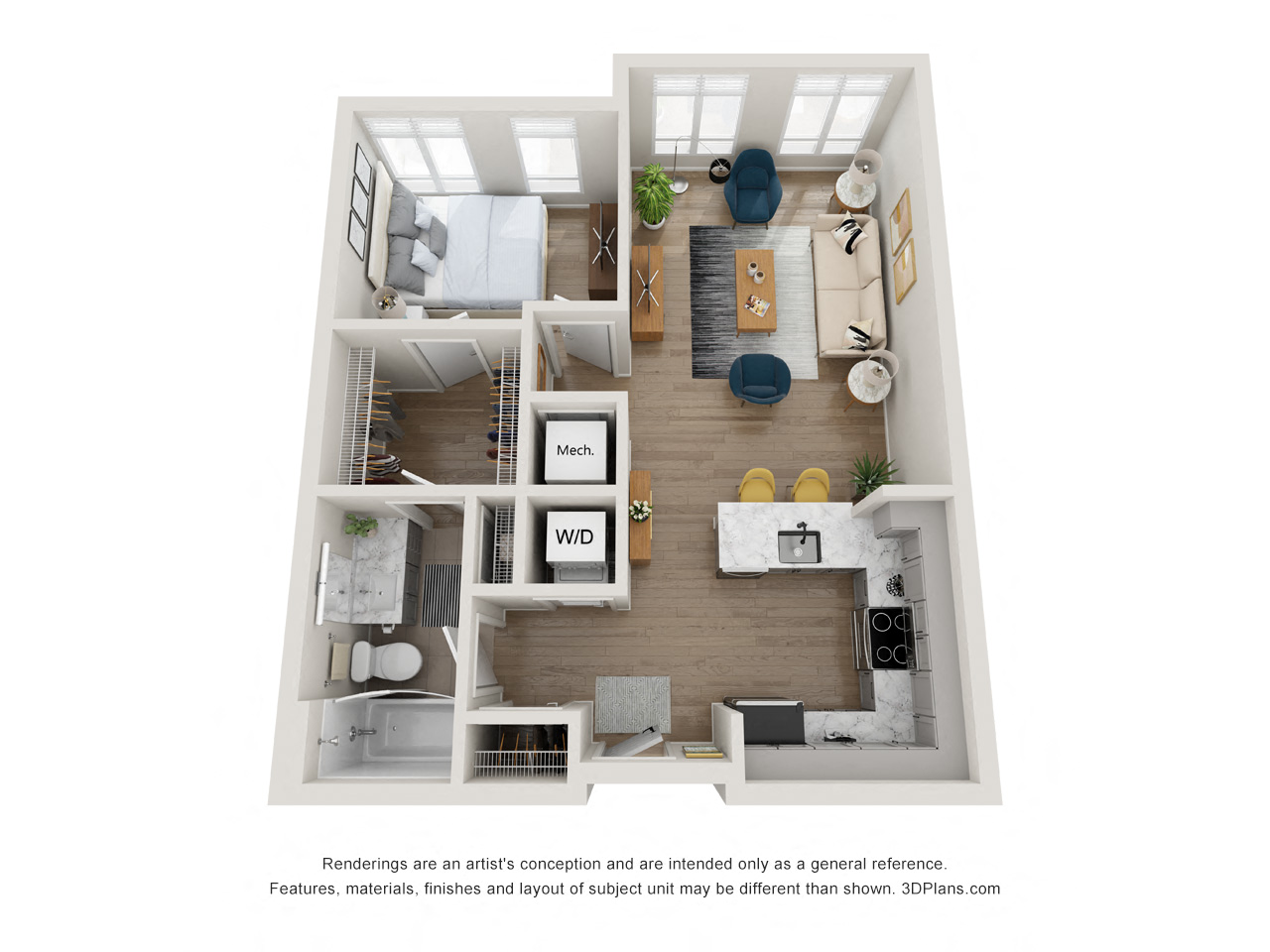 5000 Libbie Mill East Boulevard Studio-3 Beds Apartment for Rent - Photo Gallery 16